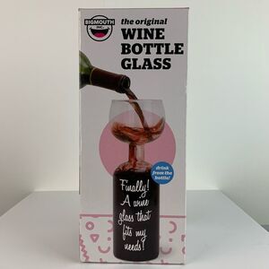 BIGMOUTH INC. THE ORIGINAL WINE BOTTLE GLASS 750 ml